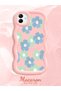 Samsung Galaxy A04 Compatible Case Camera Protector Pink Silicone Couple Phone Case Floral Pattern - 2