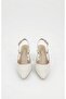 Women's Patent Leather Pointed Toe Thick Heeled Classic Shoes - 2
