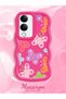Vivo Y04 Compatible Case Camera Protector Red Silicone Couple Phone Case Butterfly Pattern - 2