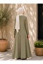 Thin Viscose Long Hijab Dress Standard Size Flexible Fabric Summer Women's Dress - 4