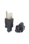 Bolantedz IEC C5 to NEMA 5-15P Plug Adapter USA AC Power Cable Plug Adapter IEC C5 to USA NEMA 5-... - 8