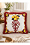 Lemon & Grape Patterned Set of 5 Decorative Throw Pillow Runners - 3