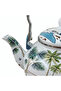 Enamel Kettle With Tropical Palm Print - 2.5 Litre - 2