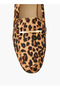 Women Animal Print Slip-On Loafers - 4