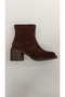 Genuine Leather Zippered Boots Women's Shoes - 2
