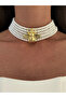 Special Series Bee Design Pearl Choker Necklace