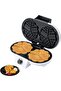 1000W Mini Double Heart Waffle Maker: Non-Stick Iron for Waffles, Paninis & Hash Browns - 5