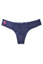 Lace Front - Laser Cut Stylish Brazilian Cut Panties 3-Pack W-4548 R2-4 - 4