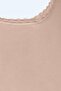 Women's Lace Detailed Viscose Body Suit Beige - 5