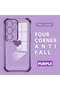 Samsung Galaxy S25 Ultra Compatible Transparent Back Four-Corner Reinforced Impact Protection Silicone Case