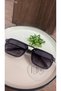 Smoked Transparent Bone Frame Double Rivet Unisex Sunglasses - 2