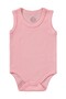 Basic 3-Piece Set with Straps, 1-18 Months Snap Fastener Badi - Pink - 3