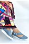 Cower Premium High Quality Blue Genuine Leather Ballerinas - 5