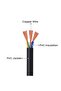 3-Core Electrical Cable, Black PVC Insulated Power Wire, Flexible Copper Conductor (30 Meter, 1MM) - 2