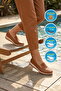 Tan Genuine Leather Women's Casual Shoes - 3