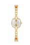 Elegant Women's Wristwatch with Colorful Stone Detail Gold Color Pl-1606B1X - 4