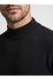 Men's Half Fishman Collar Knitwear Sweater with Elastic Waist, Steel Knit Classic Style - 3