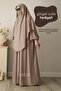 طقم هافسا بسحاب وشال وغطاء رأس وسُفَلّة وشاح هدية من تاش تشيستر