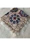 Handmade Needlework Writing, Scarf, Yemeni, Mevlit Cover, Head Cover, 4 Sides Embroidered, 100*100cm - 5