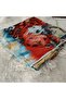 Handmade Needlework Writing, Scarf, Yemeni, Mevlit Cover, Head Cover, 4 Sides Embroidered, 100*100cm - 8