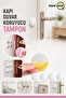 Pack of 4 White Silicone Door Handle Wall Protector Buffer Shock Absorber Sound Preventer Stopper M-078 - 3