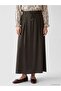 Lcw Grace Khaki Belted Pleated Skirt - 2