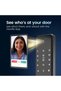 Smart Wi-Fi External Lock with Integrated HD Video Camera for Wooden & Metal Doors, 4-Way Access, OzoLife App, Fingerprint, Password, RFID Card, 40-100 mm Door Thickness, Free Installation Black - 4