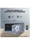 Agate Laptop Grey Safe Locker for Home | Offices | Retail | User PIN Code Access & Key | By India - 6