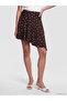 Rmz Gi̇yi̇m Farkiyla Polka Dot Asymmetrical Mini Skirt - 2
