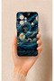 Redmi Note 12 4g Compatible Starry Night Pattern Silicone Case