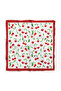 Women's White Red Cherry Satin Scarf 70X70 cm - Versatile Waist and Shoulder Tie Scarf Accessory - 4