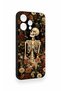 Oppo Reno 15 5g Compatible Floral Skeleton Pattern Silicone Case - 3