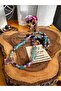 Apatite, Lepidolite, Quartz Crystal and Ametrine Natural Stone Design Necklace - 2