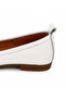 Genuine Leather White Ballerinas - 7