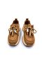 Genuine Suede Leather 5 cm High Sole Tan Color Native Casual Shoes - 2