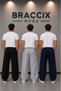 Men's Sweatpants Set of 3 Black Gray Navy Blue Comfort Fit Anti-Sweat - 3
