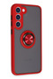 Aconcept Galaxy S23 Plus Case Montreal Silicone Cover with Ring (114100) - Red - 2