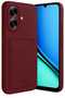Aconcept Realme Note 60 Kelvin Silicone with Business Card Holder (123244) - Claret Red