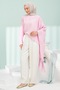 Pink Asymmetrical Cut Cape - 4