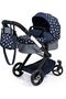 Design Combi Doll's Pram Xeo, Blue with Stars