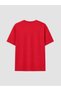 Vizyon New Season Red Printed 100% Cotton Women's T-Shirt - 6