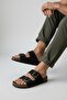 Genuine Leather Orthopedic Buckle Daily Comfortable Men's Slippers - 2