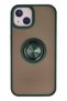 Aconcept iPhone 15 Case Montreal Ringed Silicone Cover (182604) - Green