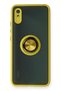 Aconcept Redmi 9A Case Montreal Silicone Cover with Ring (223933) - Yellow
