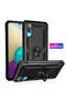 غطاء حماية ACONCEPT لهاتف Galaxy A02 من السيليكون مع حلقة صوفيا (11541) - أسود - 2