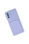 Aconcept Galaxy A14 4g Case Kelvin Silicone with Business Card Holder (20101) - Lilac - 3