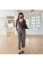 Dark Mink Classic Straight Cut Trousers - 9957 - 2