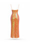 Sequin Dress with Rope Straps - 2