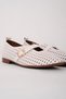 Nigella Genuine Leather Single Strap Ballerina Shoes with Gold Detail B4733 - 2