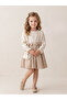 Girl's Bow Detailed Bagged Gilet Dress Combination